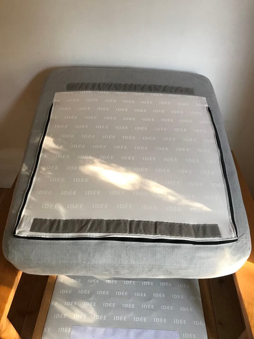 IDEEイデーDIMACHEディモンシュ一人掛けソファー②替えカバー付きレッド