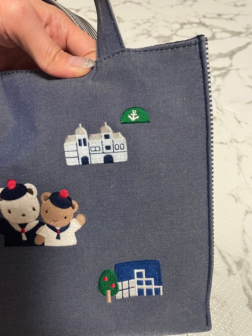 ファミリア 非売品 バッグとポーチ ふるさと納税 デニムバ