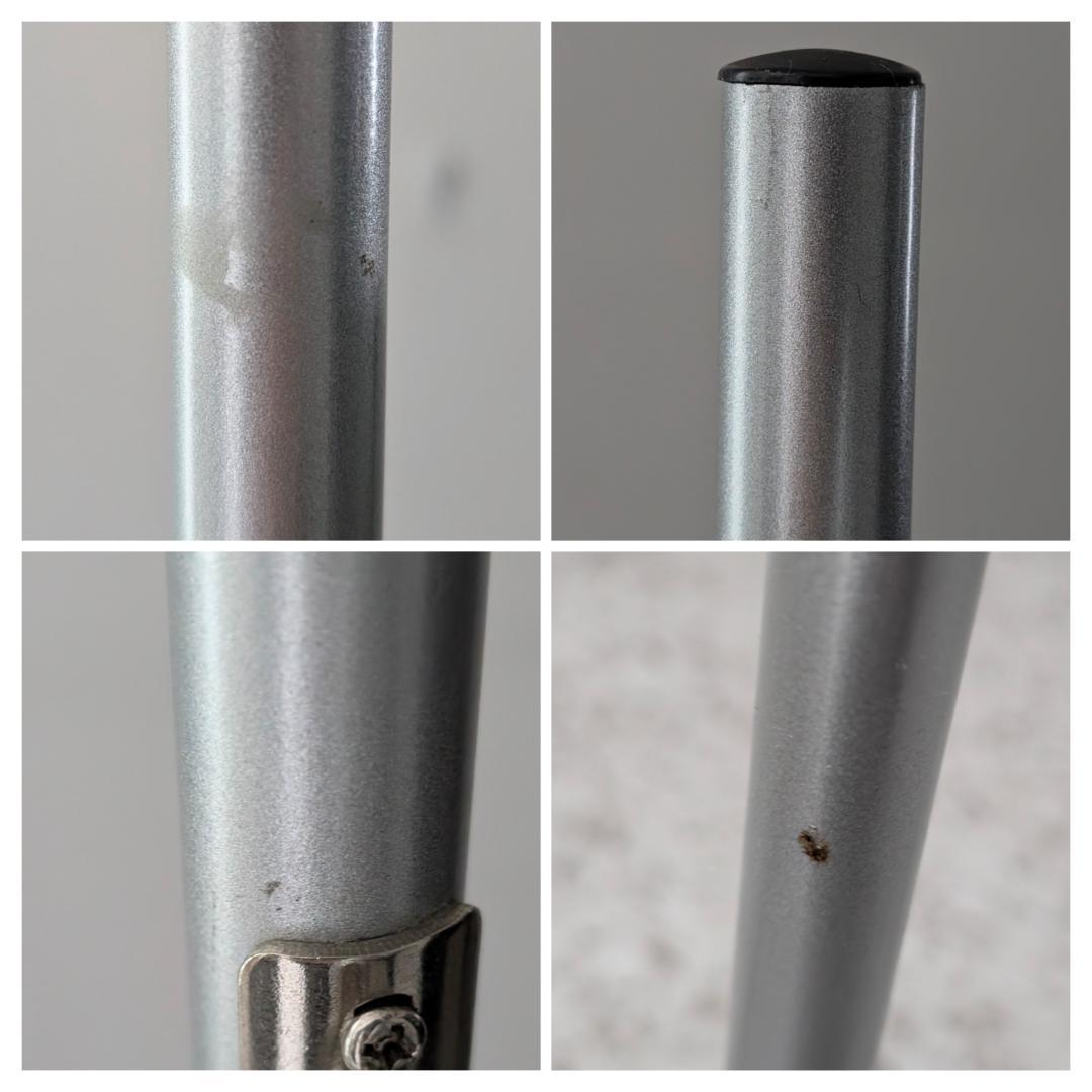 ビンテージ 90s メタル フロア スタンドライト 3灯 スペースエイジ Y2K