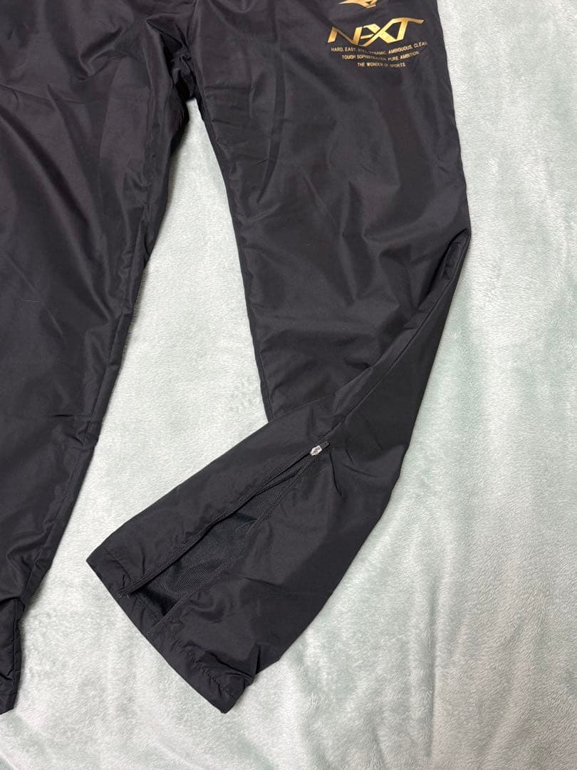 Mizuno NEXT ブレスサーモ　ウィンドブレーカー上下 XL ブラック