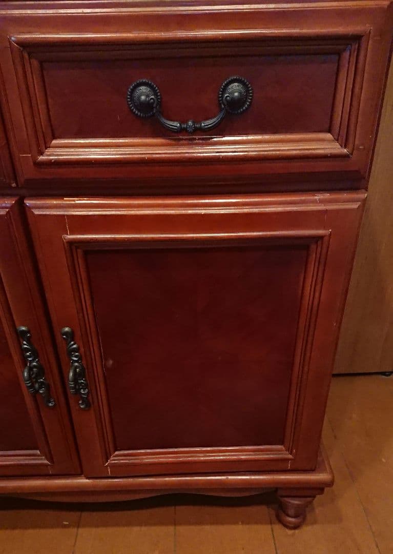 英国アンティーク マーブルトップキャビネット 大理石