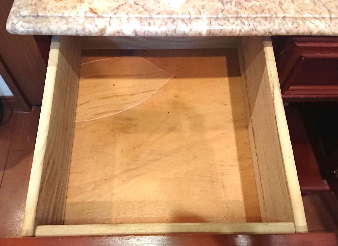 英国アンティーク マーブルトップキャビネット 大理石