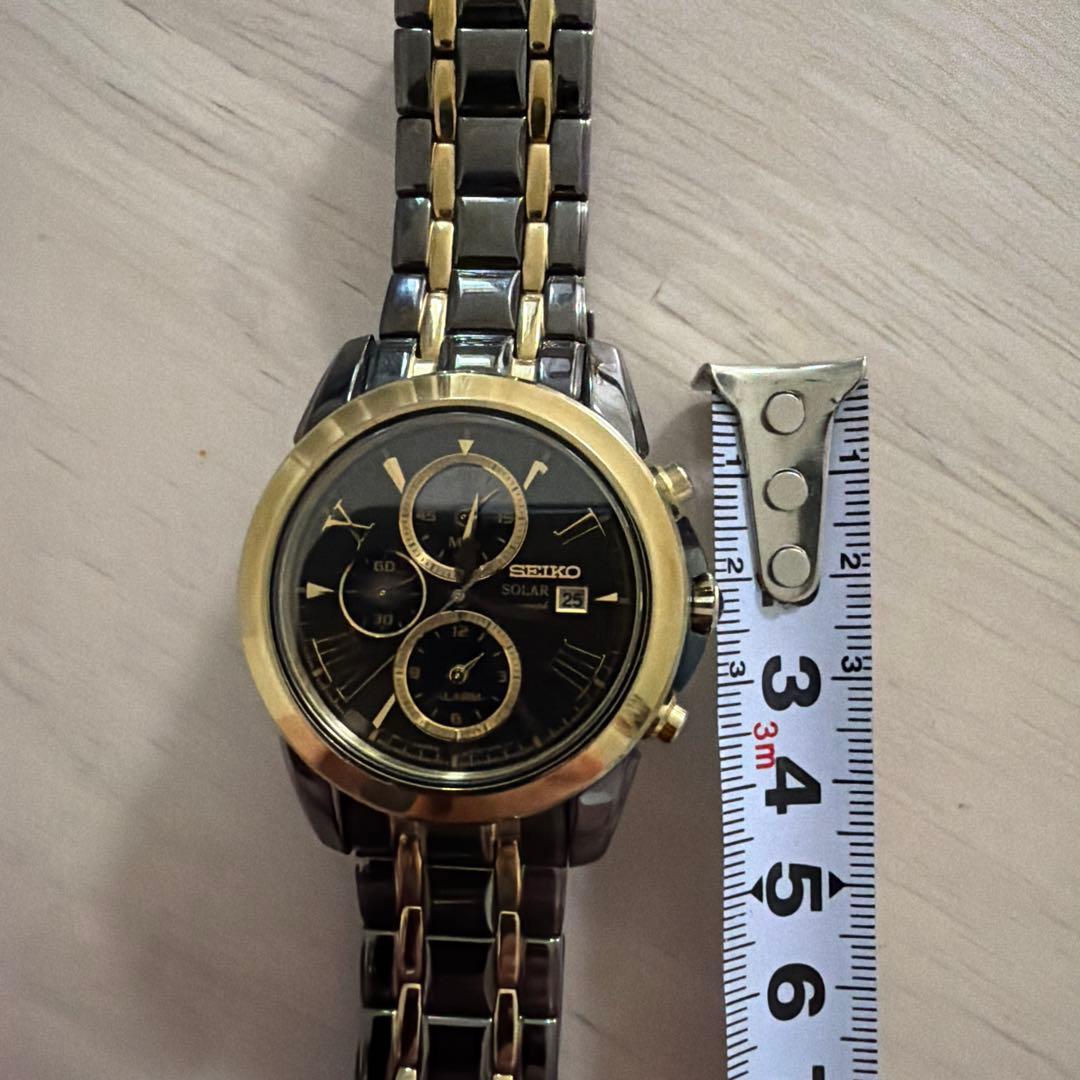 SEIKO 黒金　時計