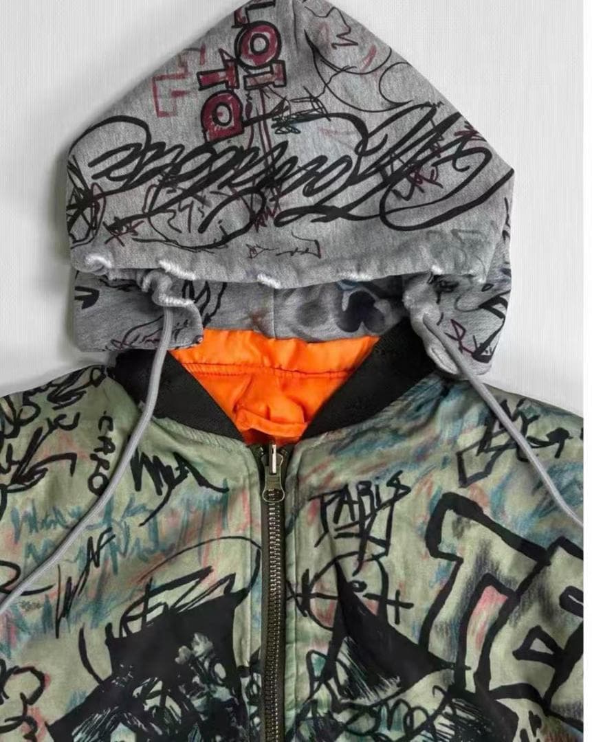 MOWALOLA MA-1ジャケット Mサイズ グラフィティ