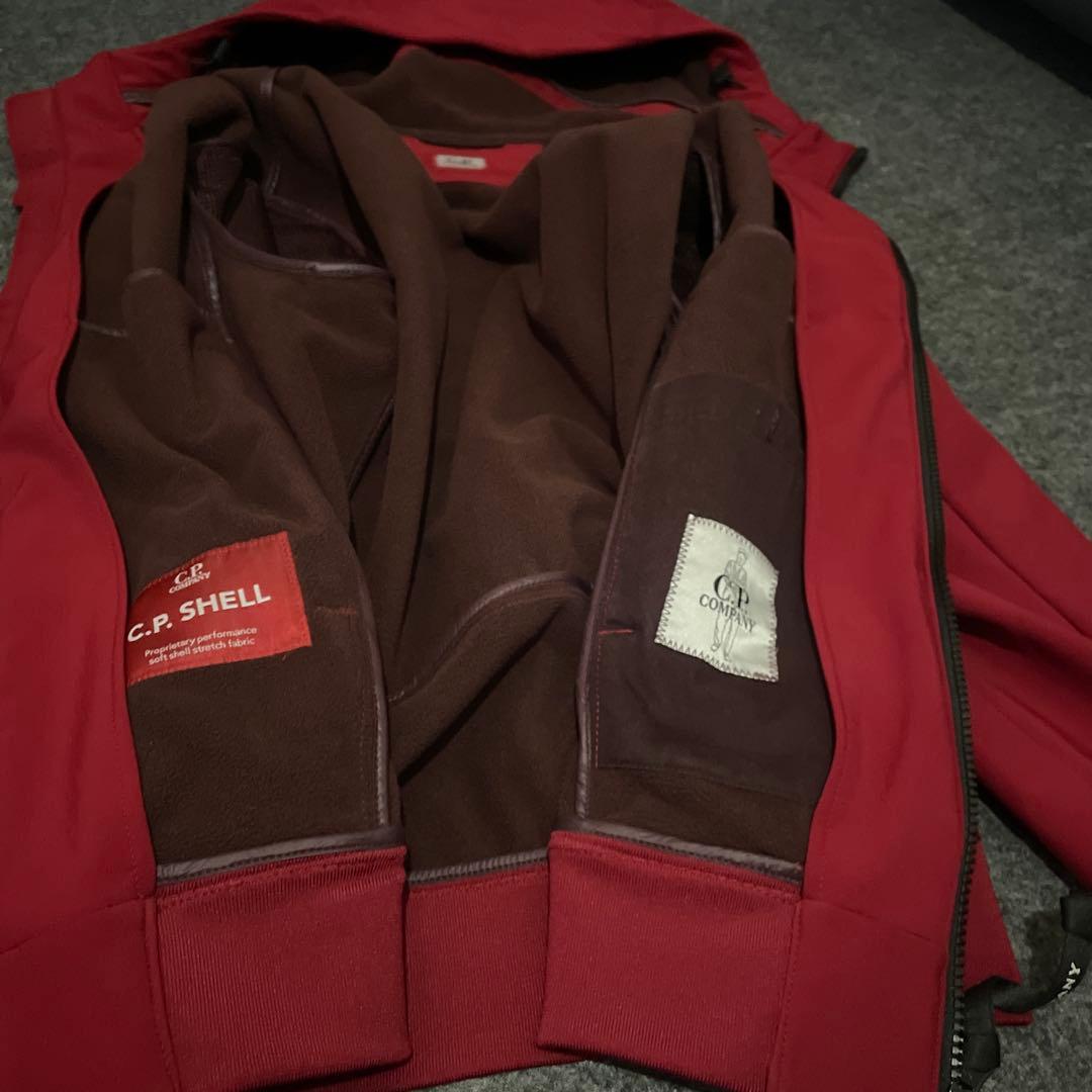C.P. COMPANY ソフトシェルジャケット レンズロゴ サイズ44 正規品