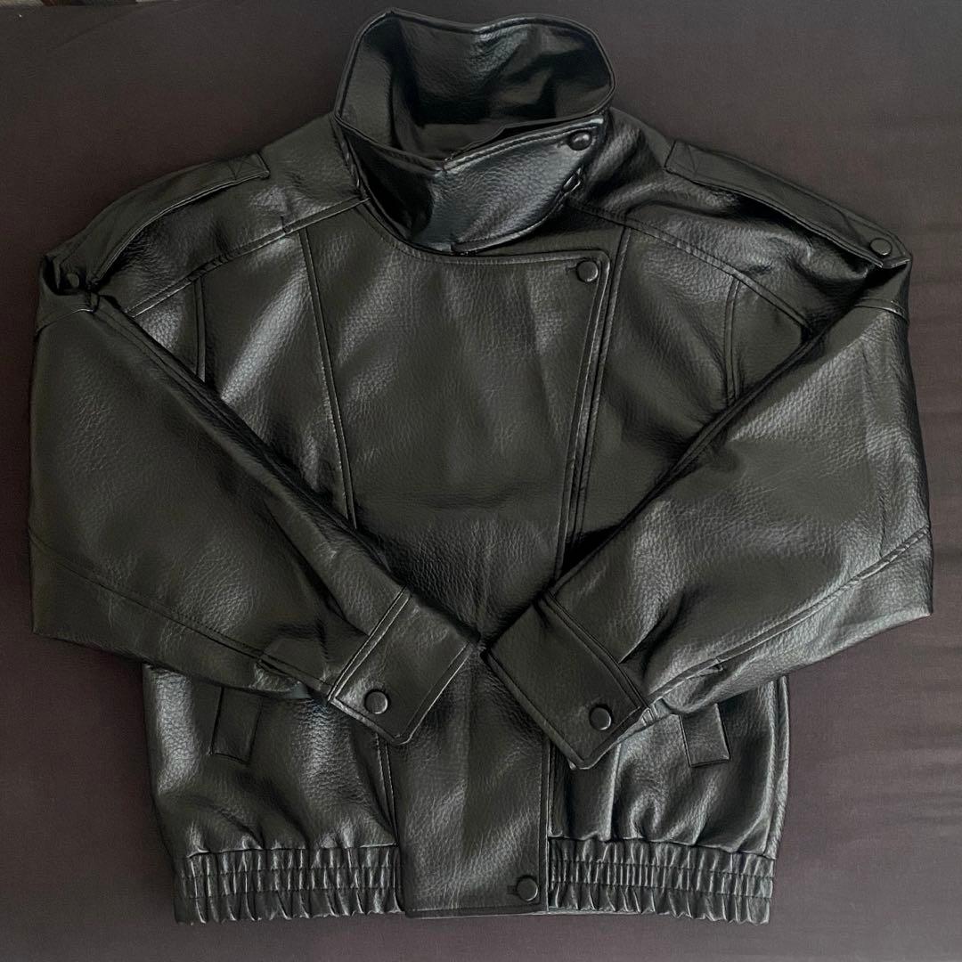 新品未使用 ザラ ZARA フェイクレザージャケット　XS