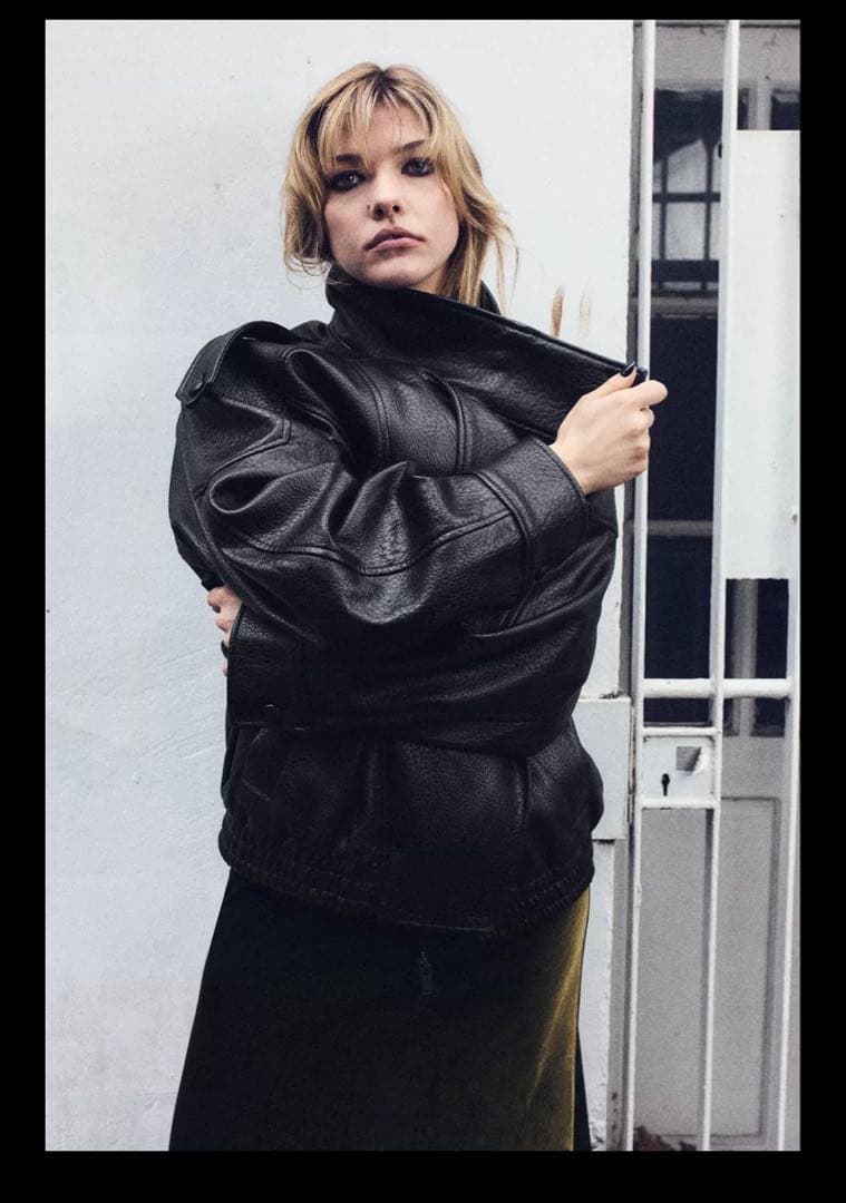 新品未使用 ザラ ZARA フェイクレザージャケット　XS