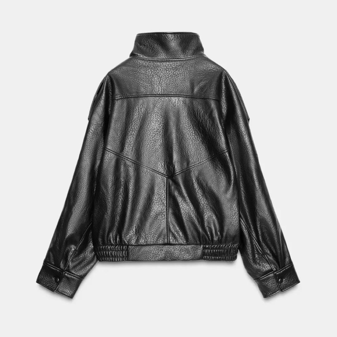新品未使用 ザラ ZARA フェイクレザージャケット　XS