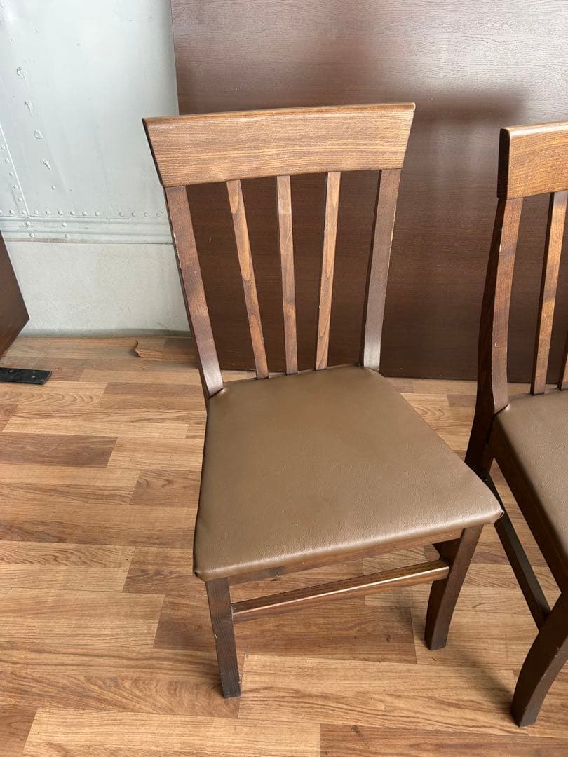 341 カリモク木製チェア2脚セット 北欧ナチュラル おしゃれ ダイニングチェア