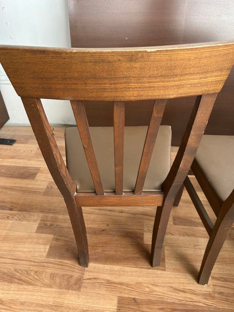 341 カリモク木製チェア2脚セット 北欧ナチュラル おしゃれ ダイニングチェア