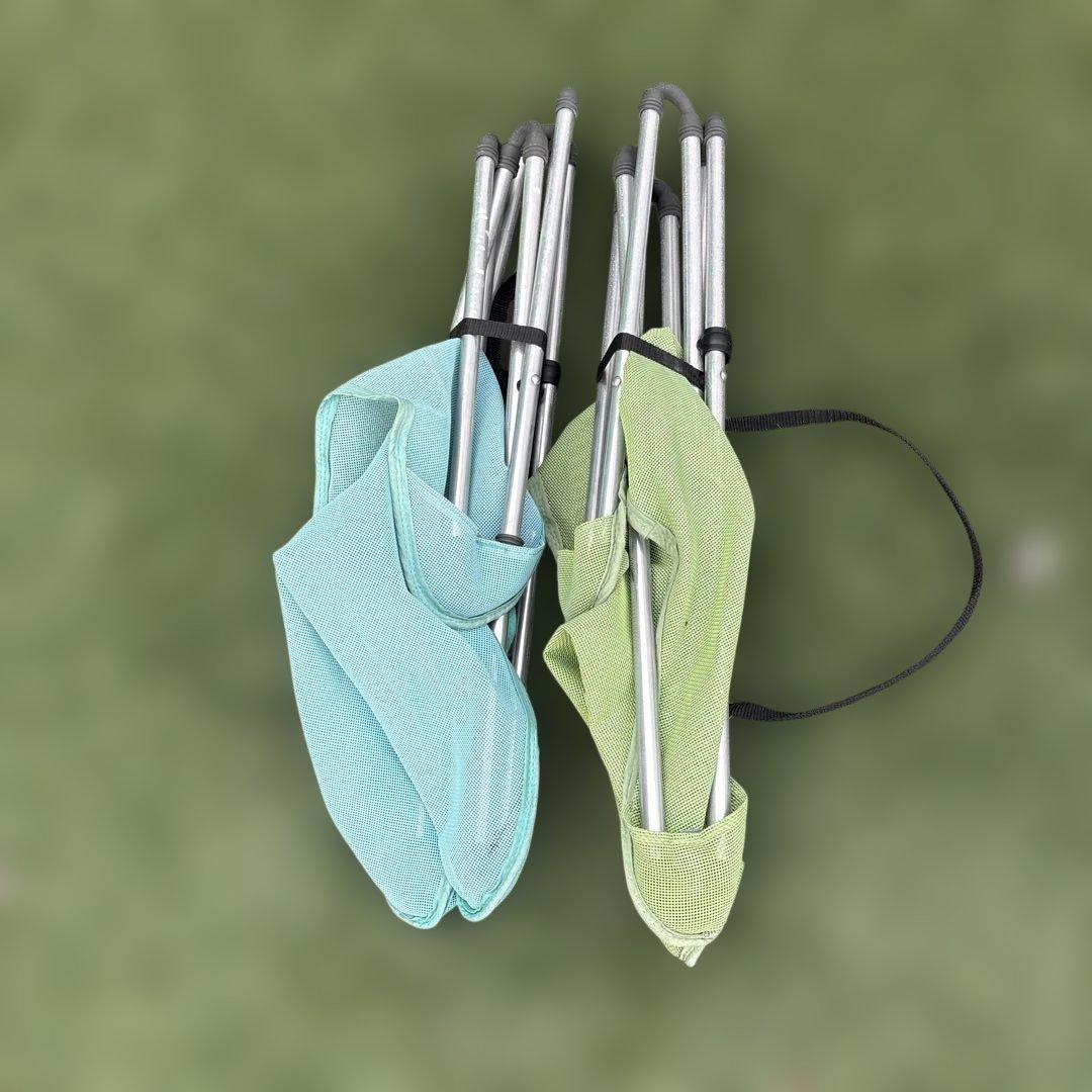 フランス製　LAFUMA ラフマ　ブルー　グリーン　メッシュ 2個セット売り