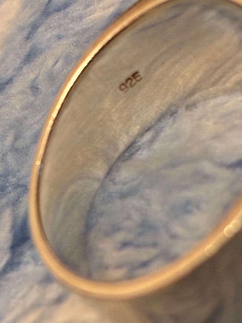 ライオンハート　シルバー 六角形リング エンブレム付き　23号