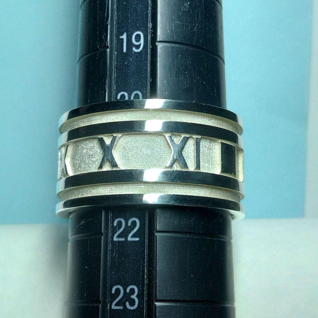 ティファニーアトラスワイドリング　21号　新品仕上げ　ほぼ無傷未使用に近い