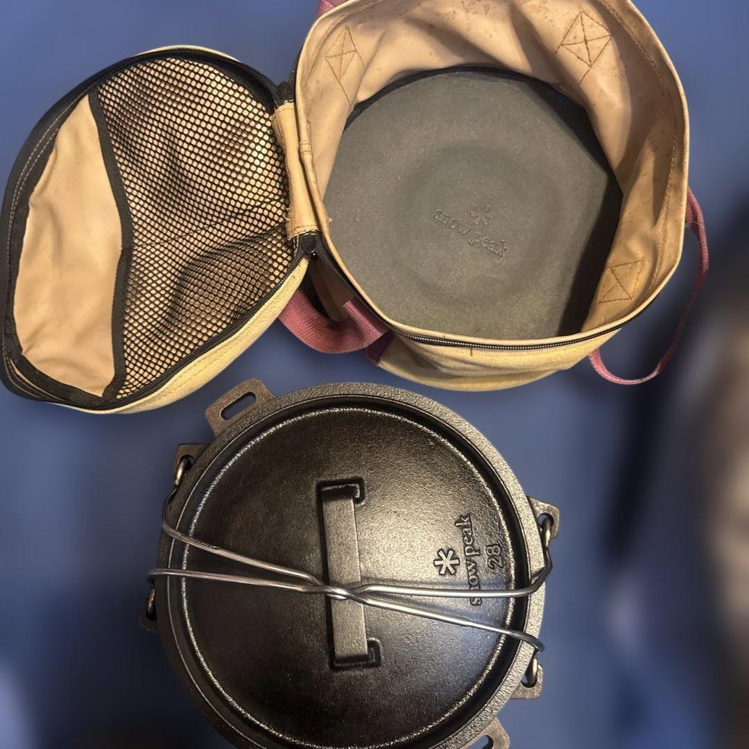 レア　スノーピーク　和鉄ダッチオーブン28初期型