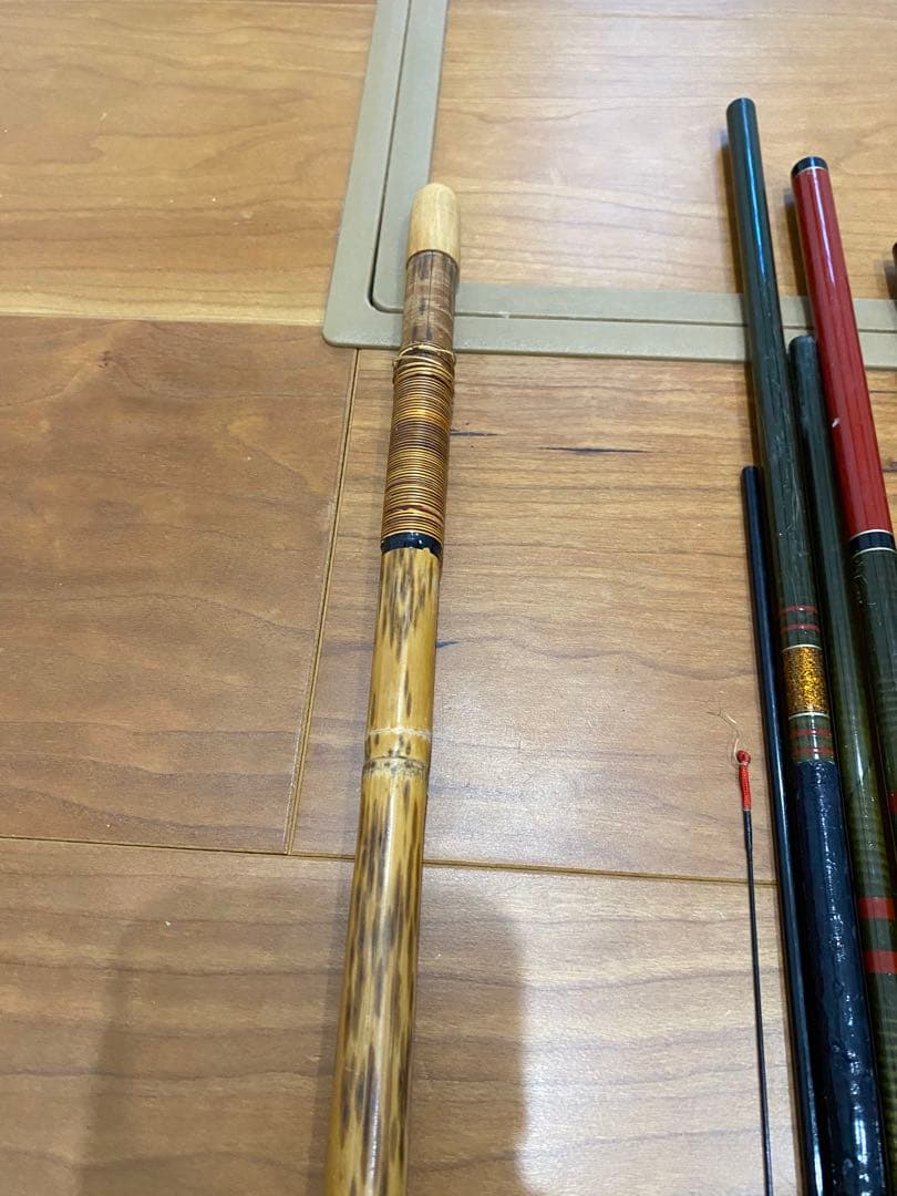 がまかつ　がまへら　へら釣り　ヘラブナ　鯉　渓流　竿　竿掛　竿受　10本セット