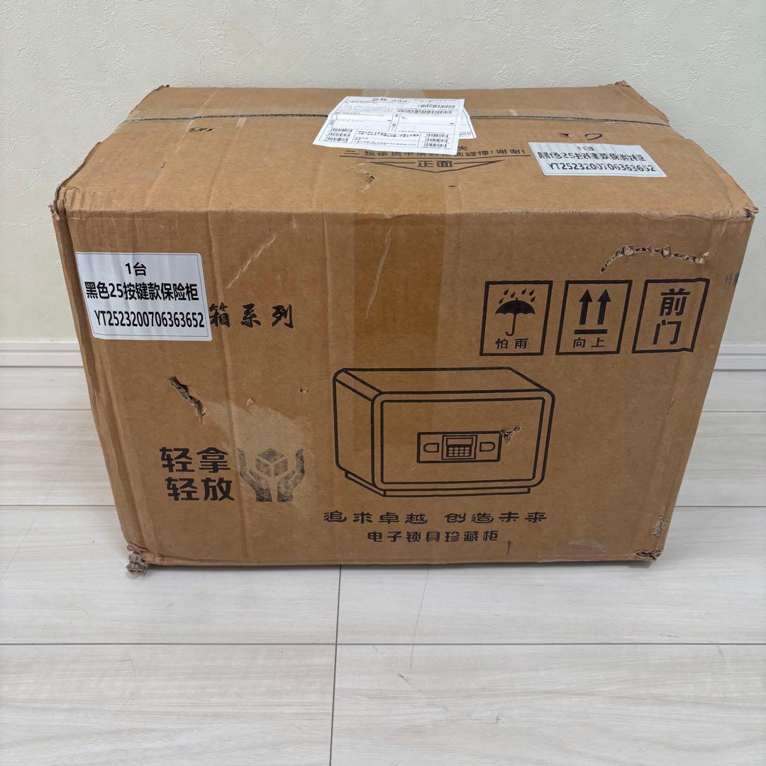 耐火用金庫 大型 家庭用 業務用 テンキー式 25×35×25cm 壁付け対応