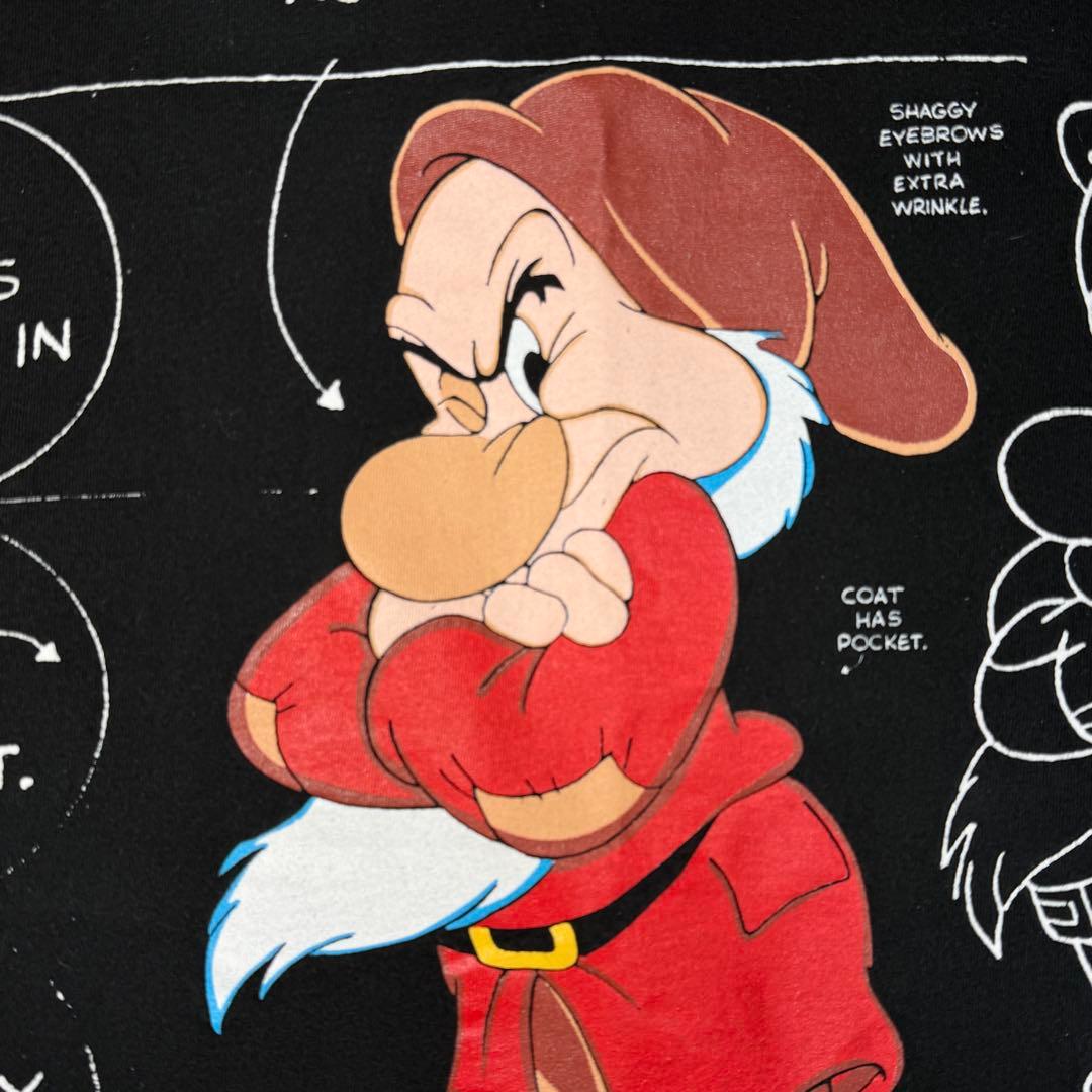 90s Disney ヴィンテージ白雪姫 グランピー TシャツXL相当 USA製