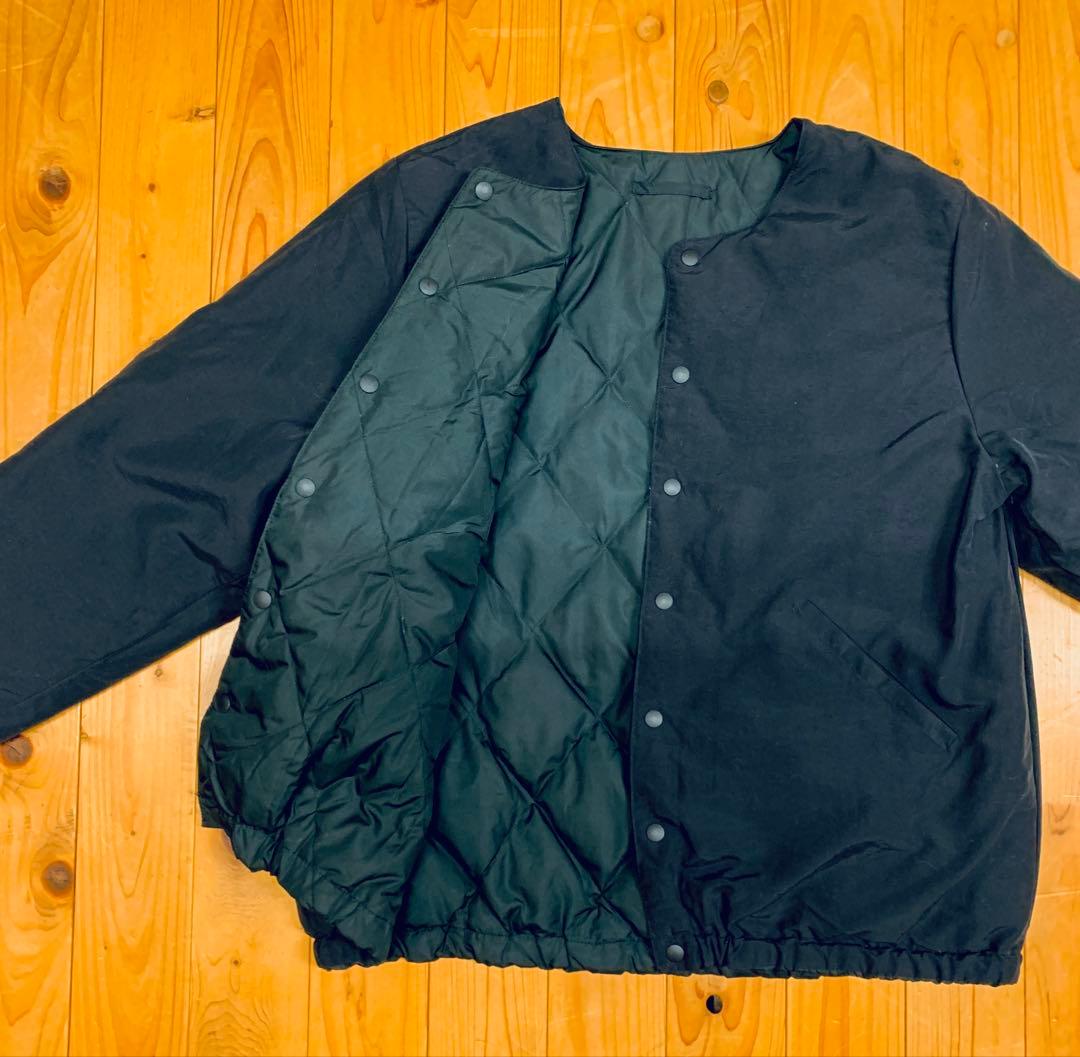 美品ナルNARU＊リバーシブルダウンジャケット日本製