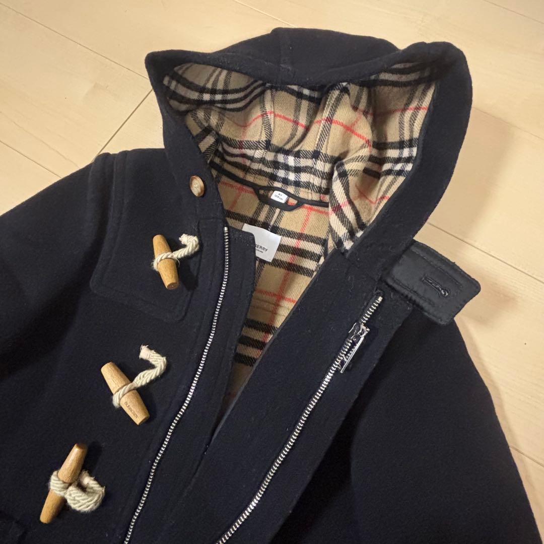 BURBERRY フード付き ダッフルコート 8Y 128㎝ バーバリー ノバ