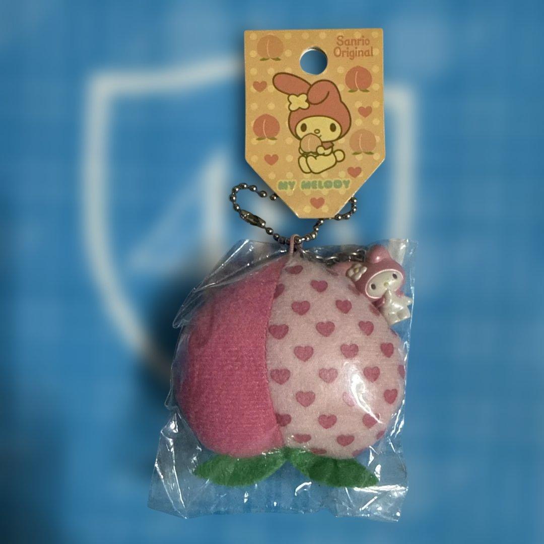 マイメロディ ピーチ型チャーム　平成レトロ
