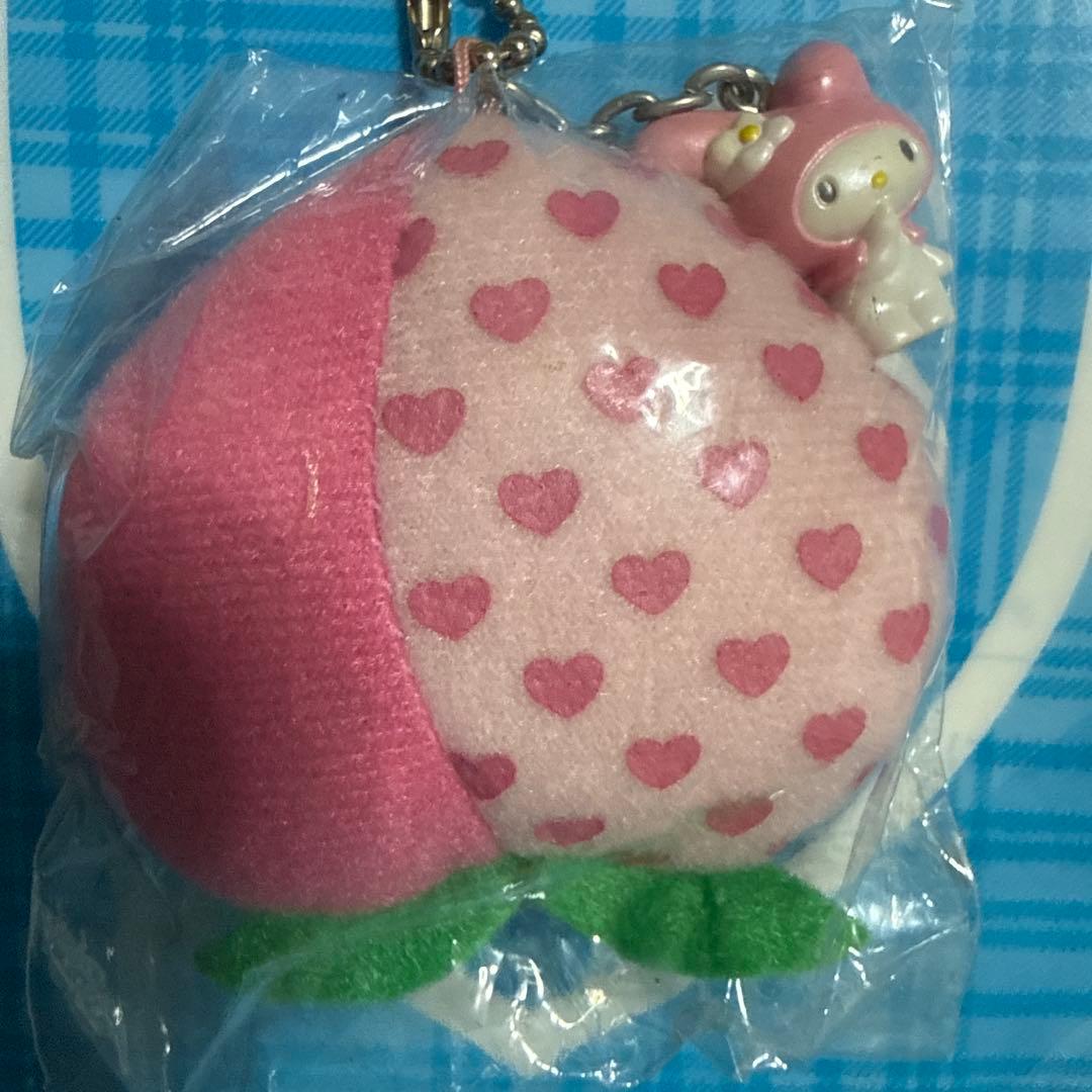 マイメロディ ピーチ型チャーム　平成レトロ