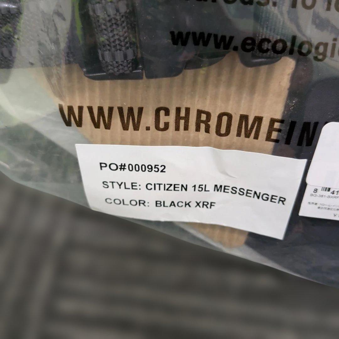 値下げ交渉⭕️CHROME CTZ15メッセンジャーバッグブラック