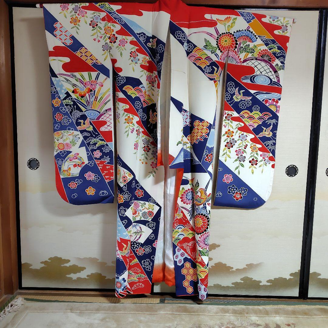 正絹紅型振袖　成人式、卒業式、結婚式等