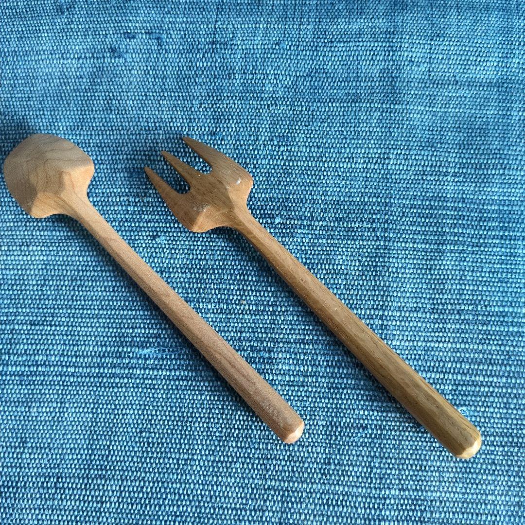 rumiboo孤崎ゆうこさんの木のカトラリー ３セットとれんげ