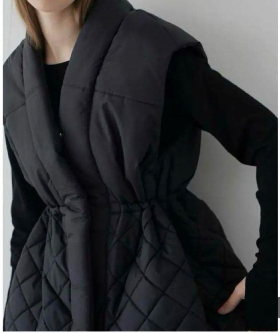 メゾンデドルチェ♡キルティングベスト/black