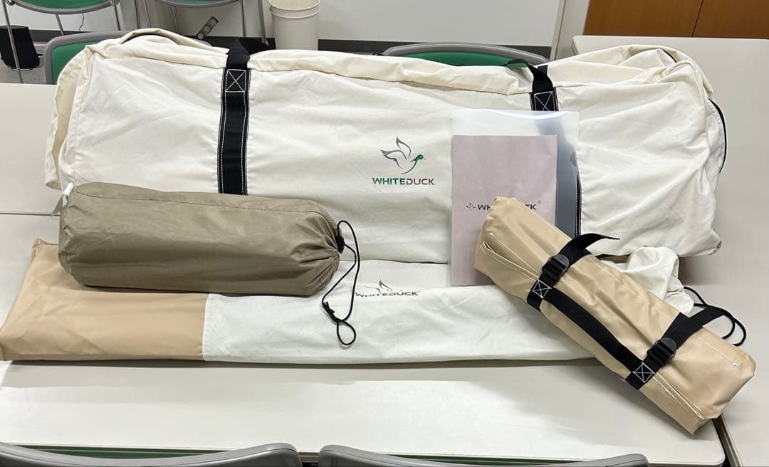 ホワイトダック　プロタ4　ブラウン／グランドシート　セット