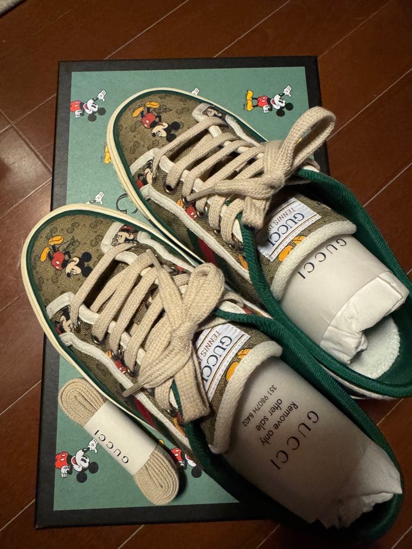 グッチ　GUCCI×ミッキー　コラボ　スニーカー　GG 限定　靴　シューズ