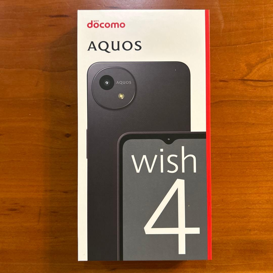 【新品未使用】docomo AQUOS wish 4 本体　ブラック