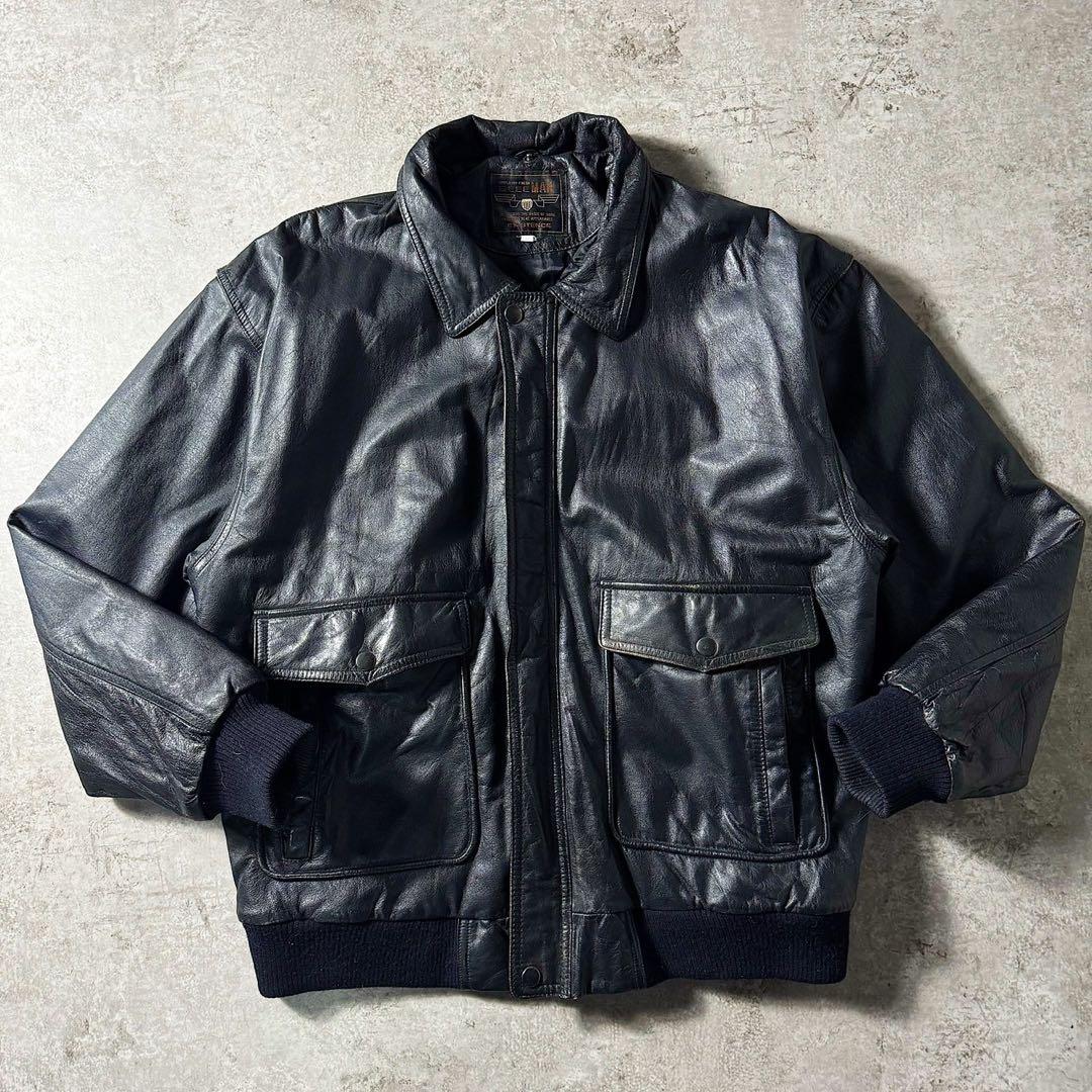 【90s】 G-1 A-2フライトレザージャケット 襟ボア