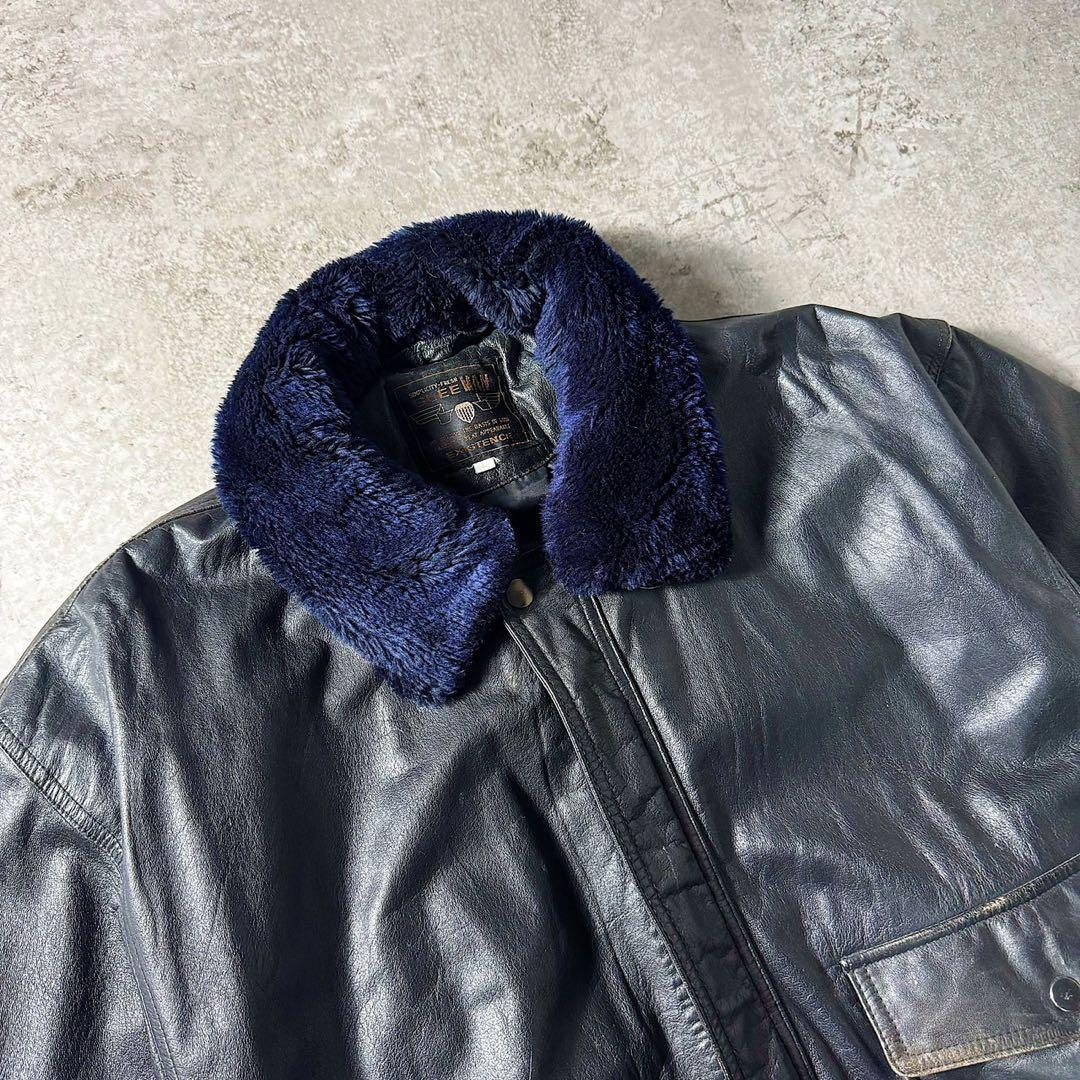 【90s】 G-1 A-2フライトレザージャケット 襟ボア