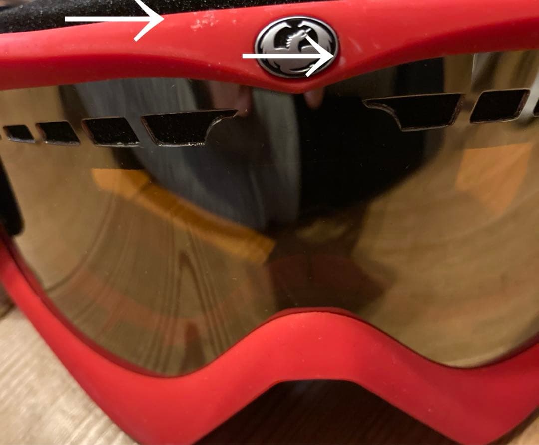 新品希少　DRAGON DX ゴーグル ホワイト エクストラレンズ付き