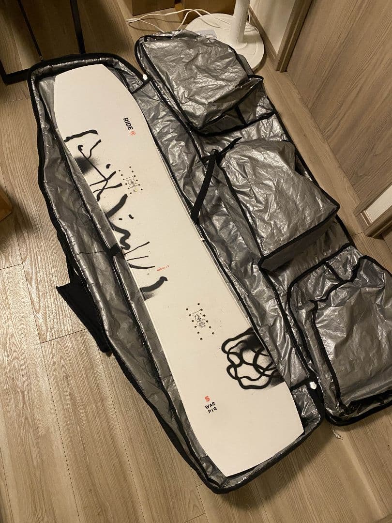 RIDE WARPIG スノーボード148cm + COMFY 収納バッグセット