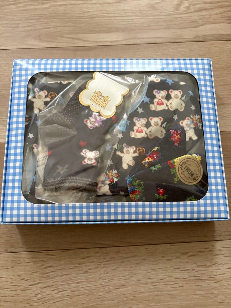 【未使用】FEILER(フェイラー) 靴下 スタイ タオル セット