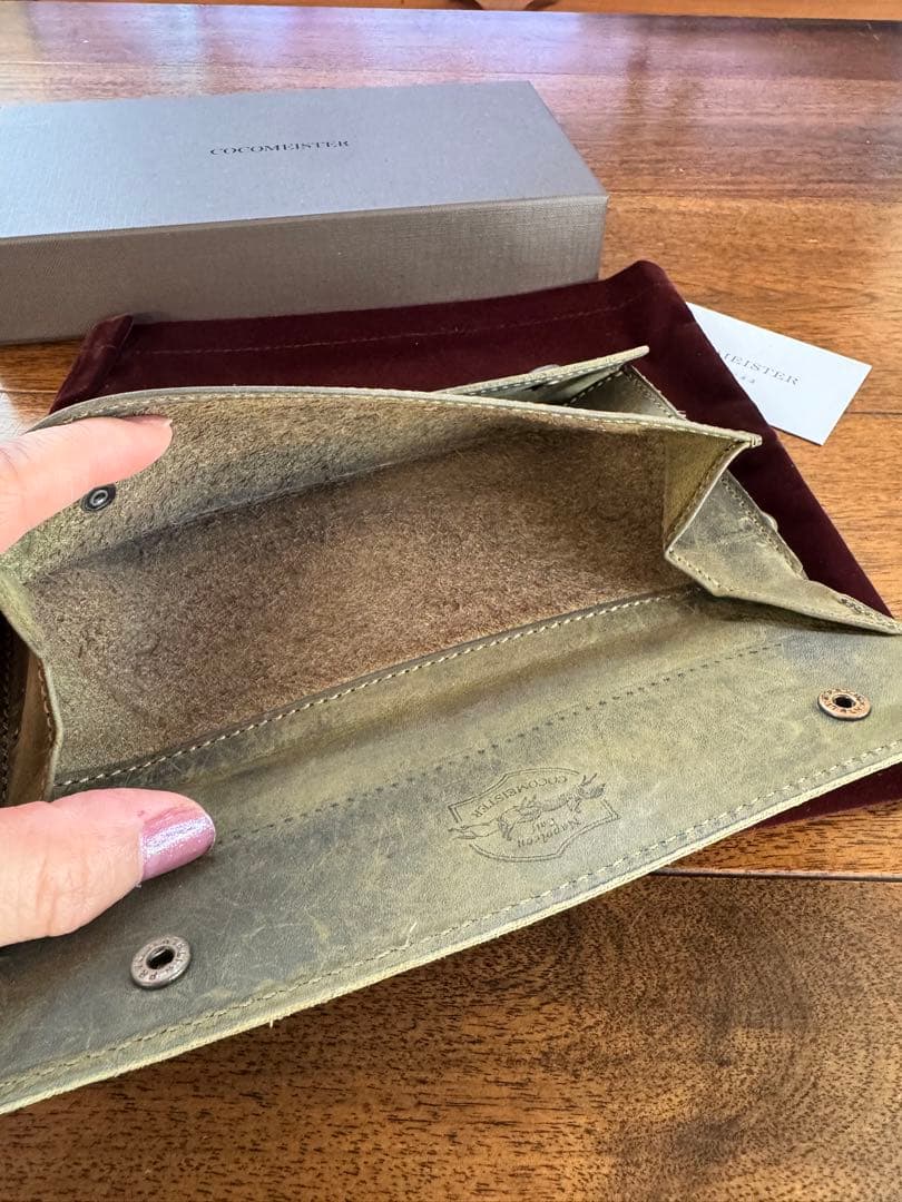 ココマイスター　ナポレオンカーフ　アレキサンダーウォレット