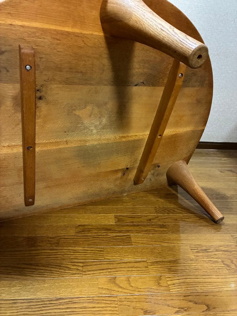 飛騨産業　森のことば　半円形リビングテーブル