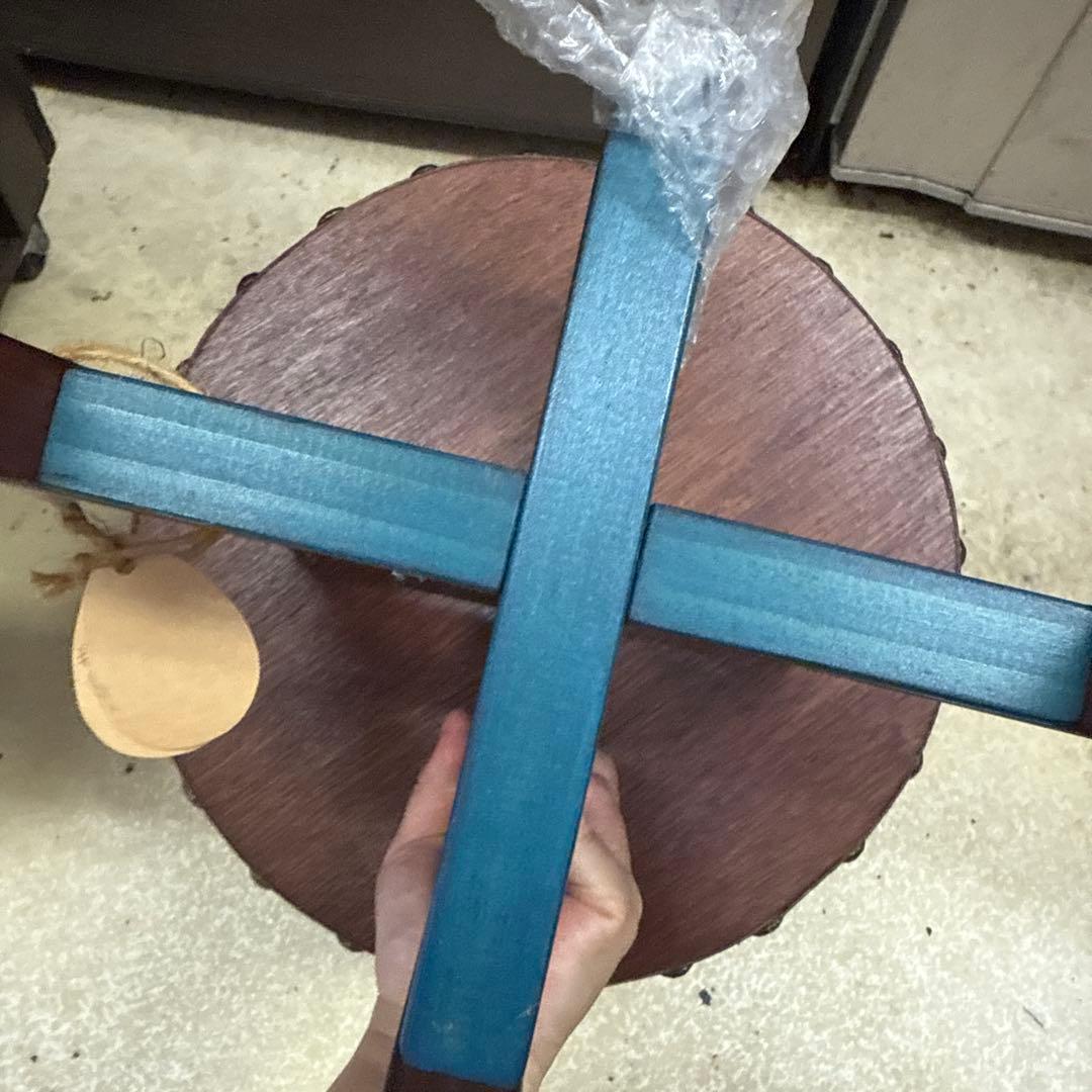 虹亀商店　紅型　椅子