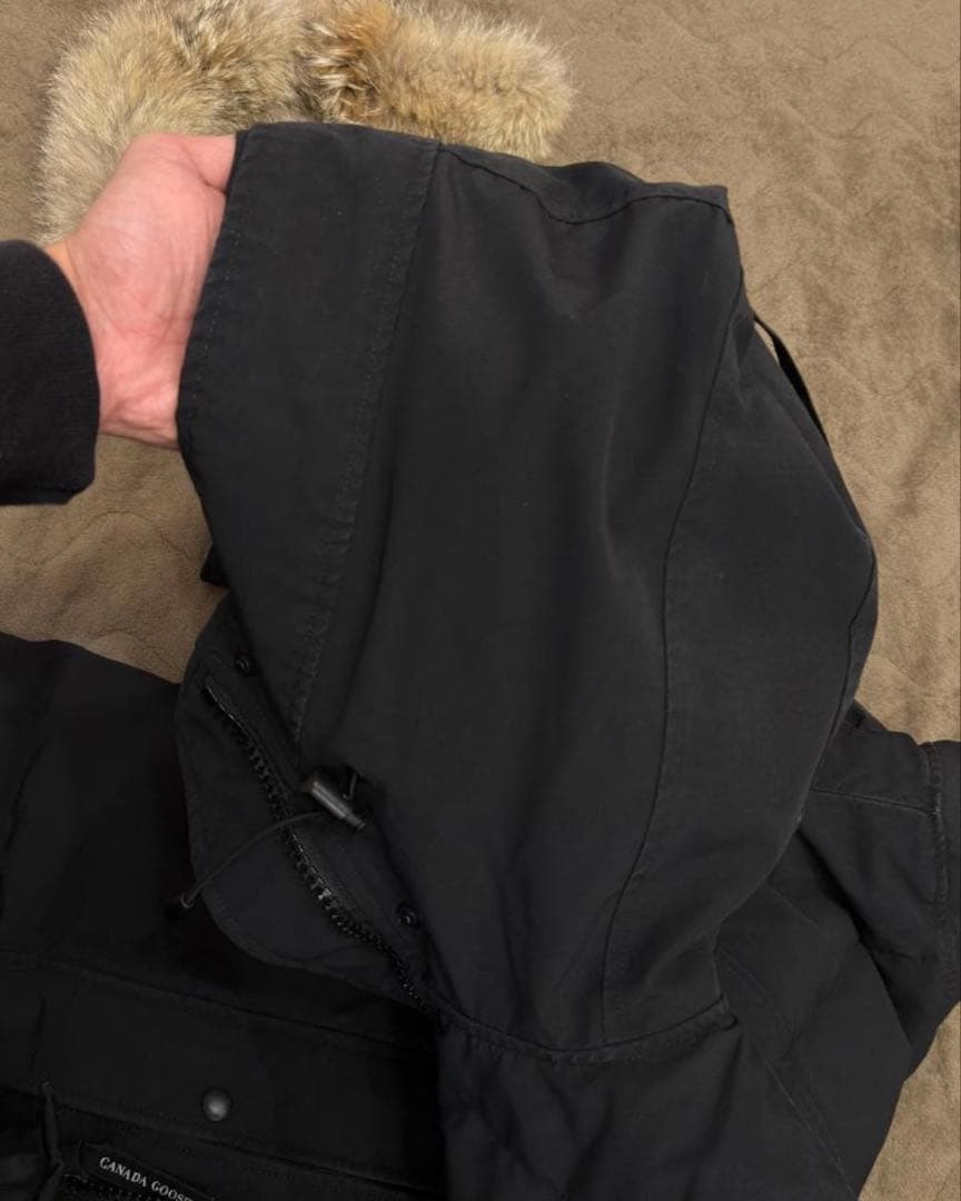   シェルバーンパーカー 黒 M/M カナダグースブラック