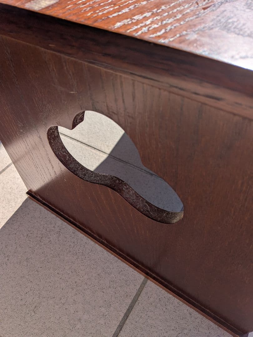 （送料無料）文机　折りたたみ　アンティーク　レトロ　家具　和　3段引き出し