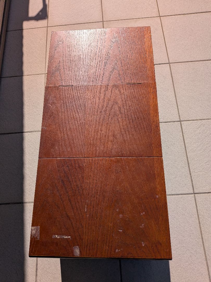 （送料無料）文机　折りたたみ　アンティーク　レトロ　家具　和　3段引き出し