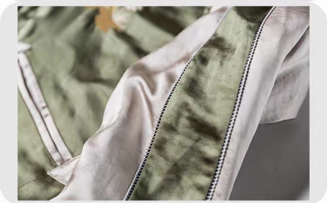 12月19日18時まで！ XLサイズ別珍50'sスカジャン虎鷹両面リバーシブル