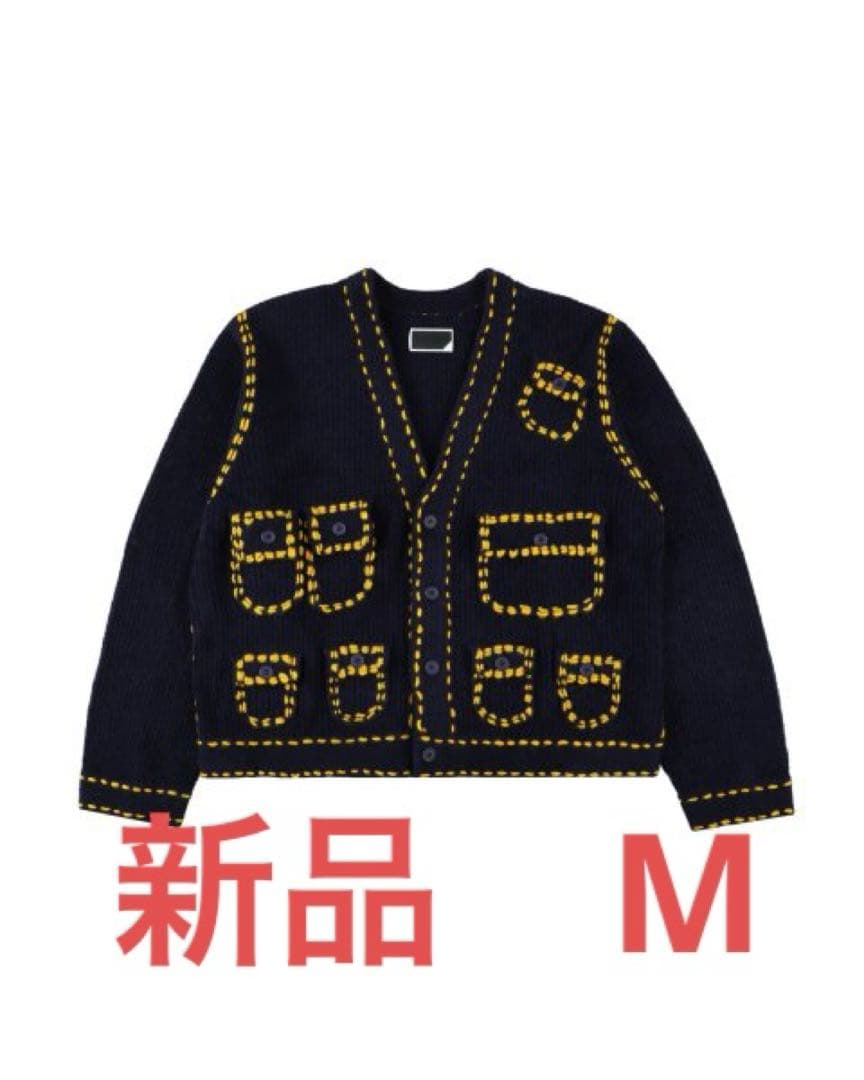 フィンガリン　FINGERIN PG1 POCKET CARDIGAN・ネイビー