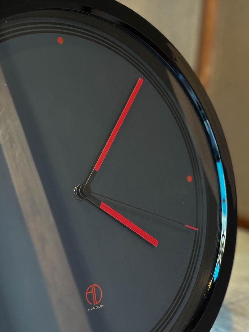 鹿野漆器　掛け時計　ポストモダン