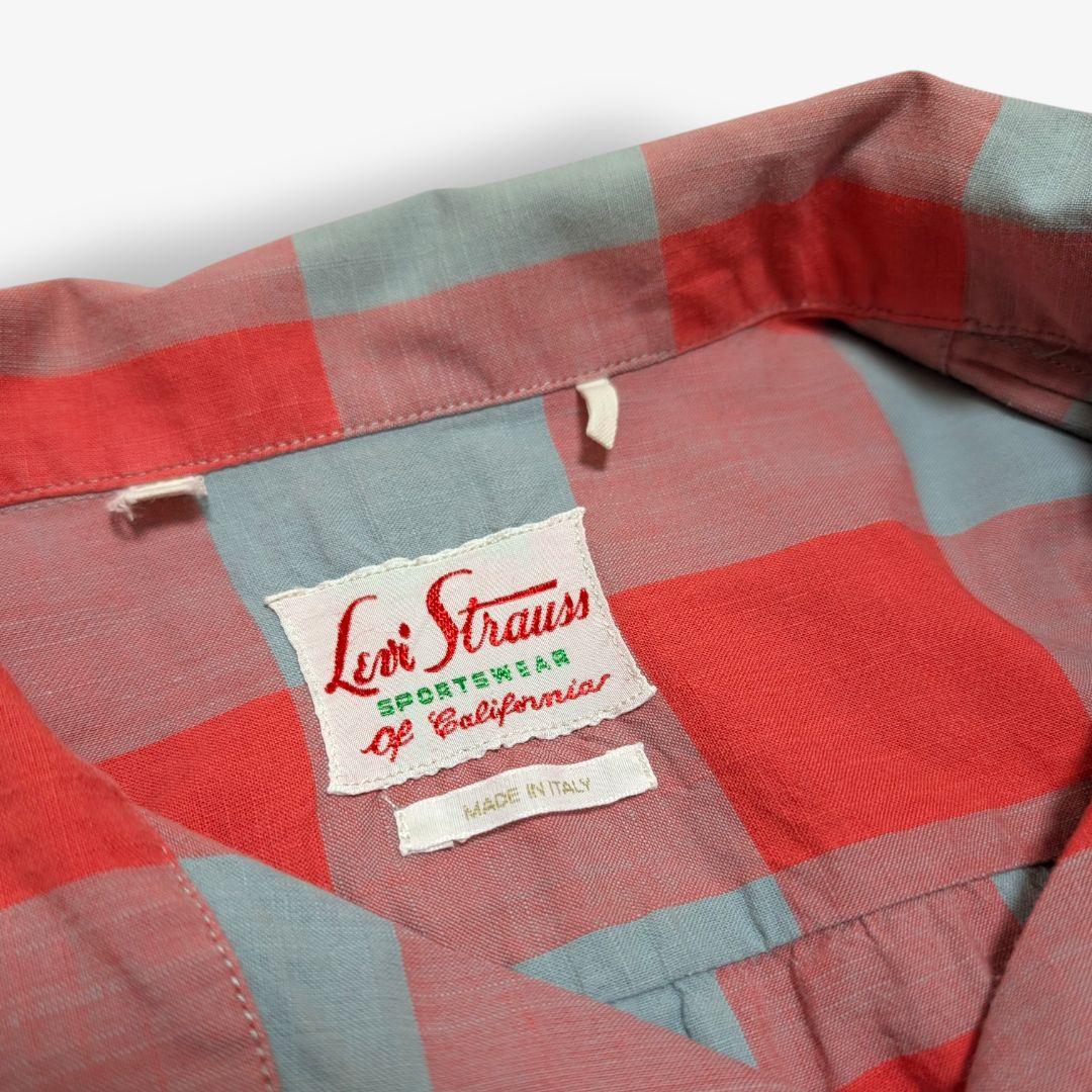 LEVI'S リーバイス50s LVC チェックシャツ イタリア製