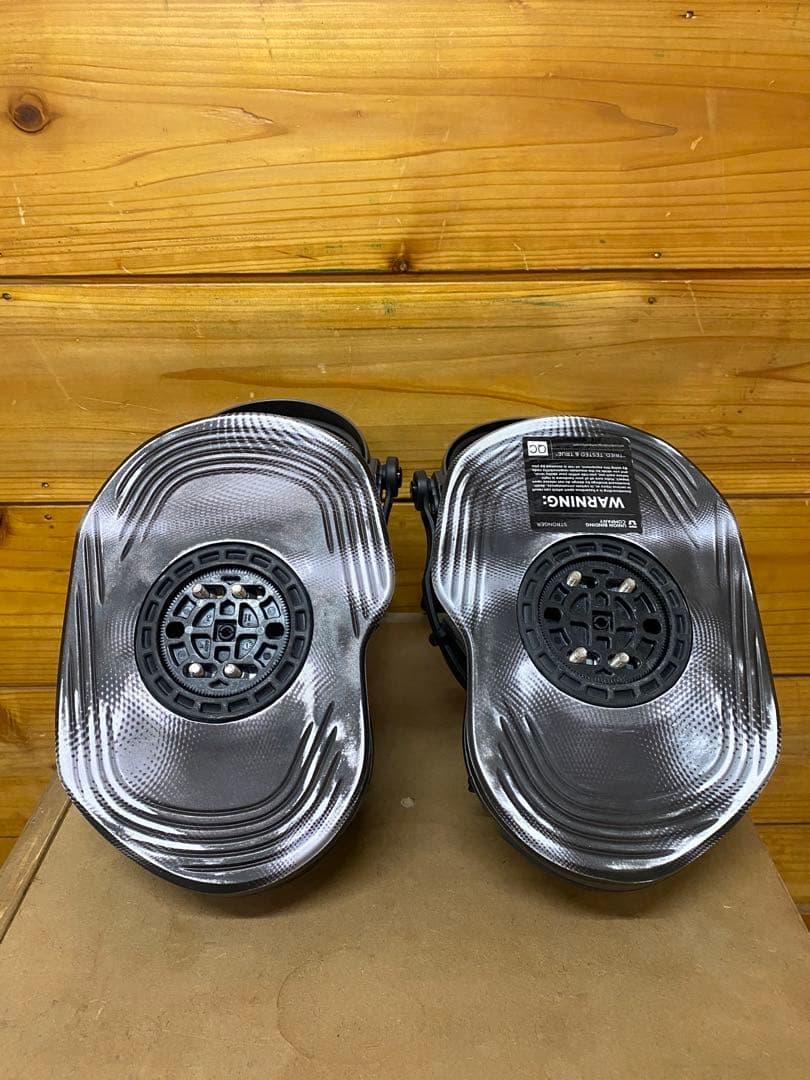 UNION スノーボードビンディング グレー ブラック