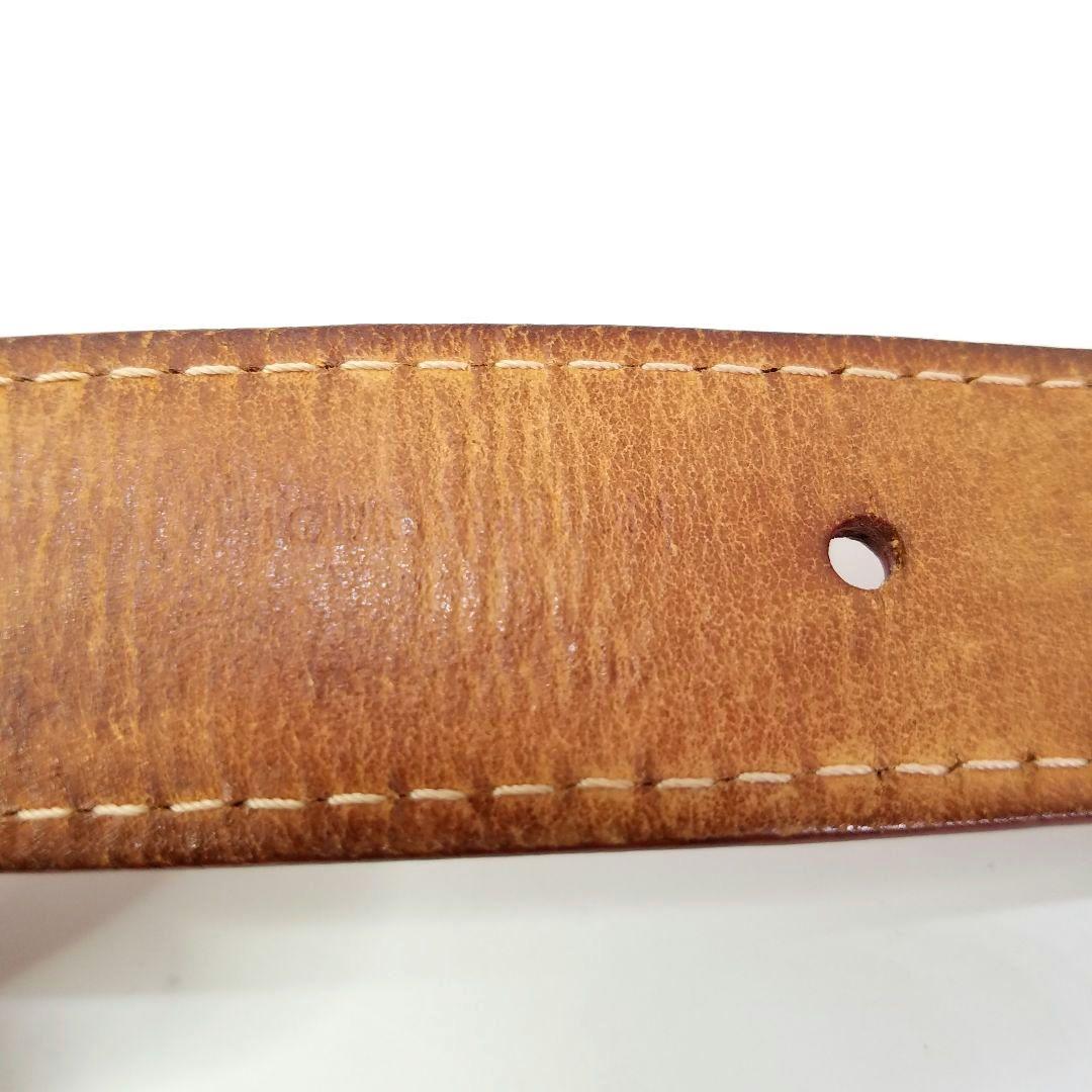 ルイヴィトン ベルト マヒナ サンチュール パンチング モノグラム　ブラウン