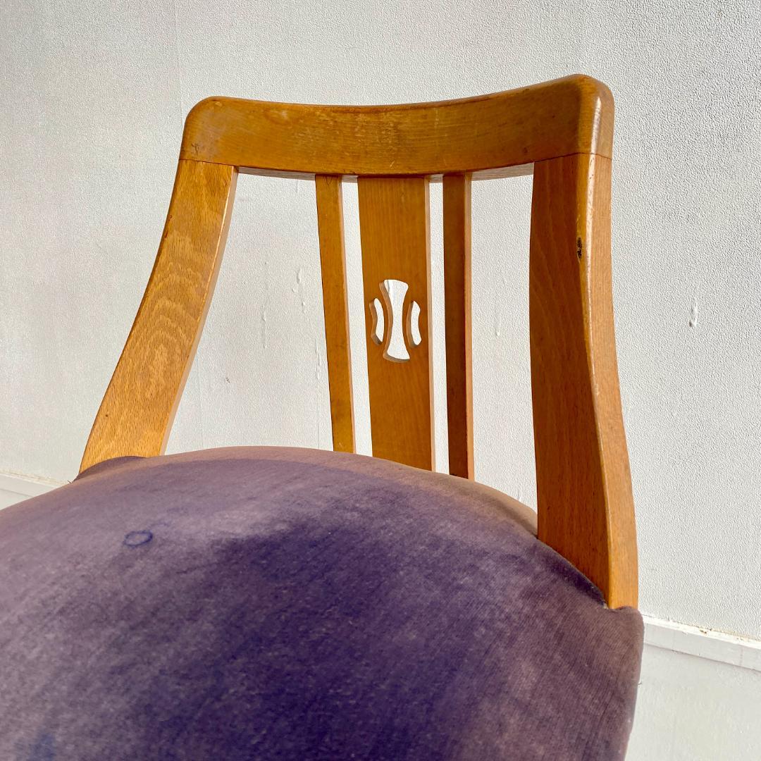 昭和レトロ 回転椅子 木製 ドクターチェア 古家具 アンティーク 和モダン